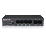 Provision-ISR PoES-0460C+2I-V2 No administrado Fast Ethernet (10/100) Energía sobre Ethernet (PoE) N