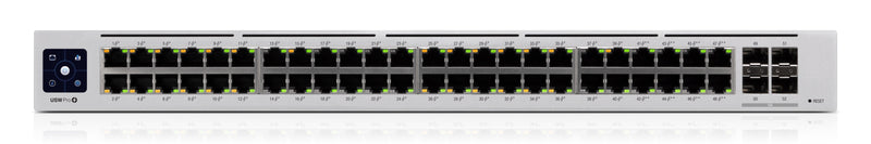 Ubiquiti Switch PoE administrable / 48 puertos Gigabit PoE+ / PoE++ 802.3bt USW-PRO-48-POE