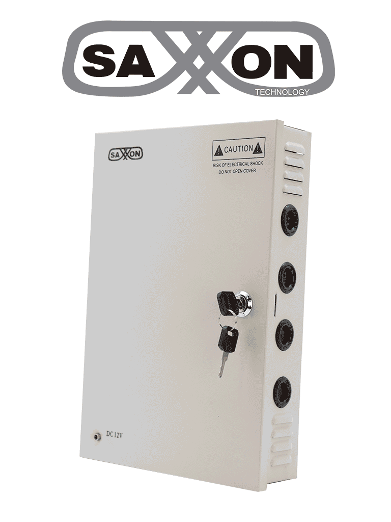 Fuente de Poder Profesional SAXXON SX20A18CH 12VCD 20A 18 Canales 1.1A por Canal