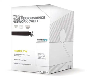 Linkedpro By Epcom Bobina de Cable UTP / Cat5e / 305m (1000 pies) EP-CAT-5E-V2/W