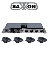 Saxxon LKV714PRO extensor audio/video Negro