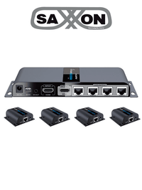 Saxxon LKV714PRO extensor audio/video Negro