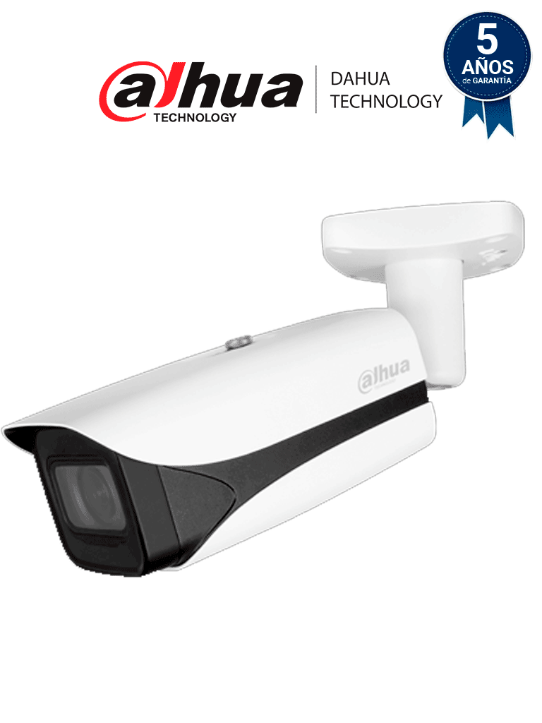 Dahua Cámara IP Bullet 5 MP, Lente Motorizada 7-35mm, IR 130m, ePoE