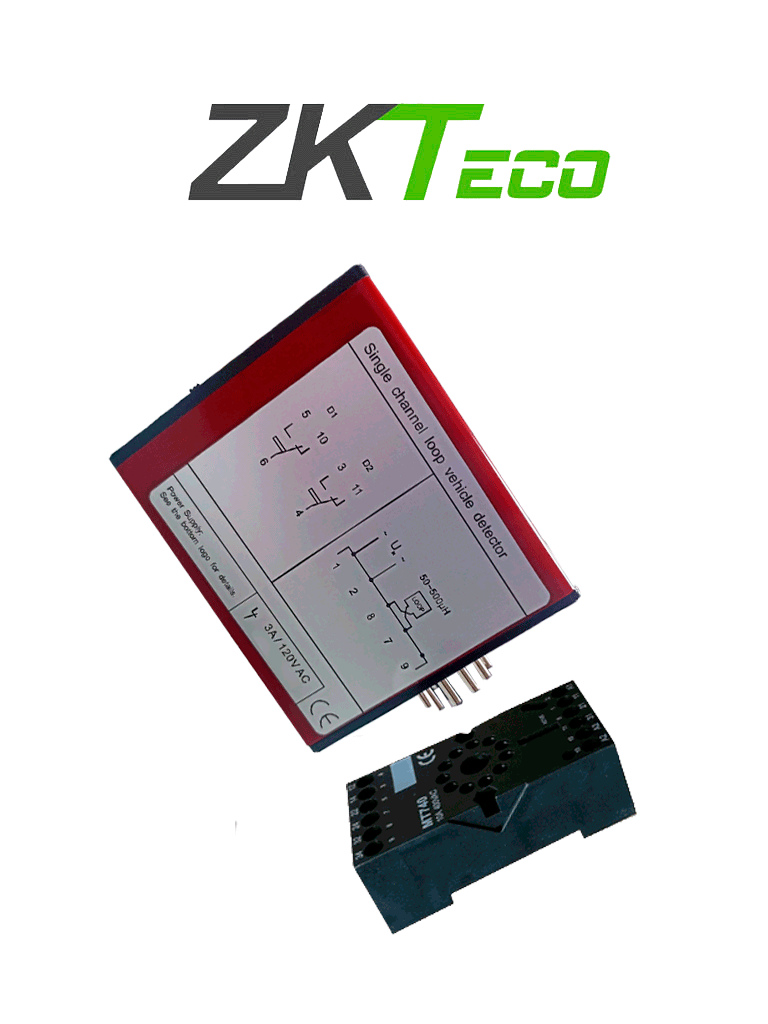 Sensor de Masa ZKTECO PSA02-B 110VAC 3A Un Canal Ajustable para Tráfico Pesado - Wejoin, ZKTeco
