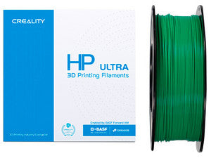 Filamento Creality HP Ultra PLA de 1.75mm, 1kg, Color Verde, Bajo Warping, Alta Precisión, Alta Resistencia.