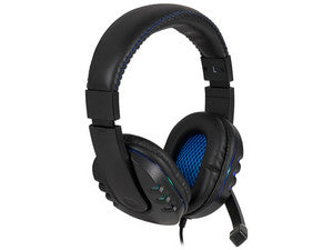 Audífonos tipo diadema para videojuegos Manhattan con micrófono, respuesta de frecuencia 20Hz-20,000Hz.