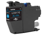 Brother LC-3017C cartucho de tinta Original Alto rendimiento (XL) Cian, 550 páginas