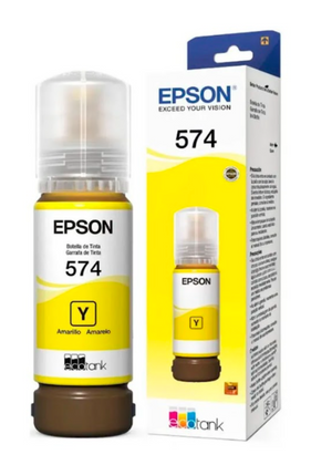 Epson Cartucho #574 Amarillo T574420, 1.500 Páginas, Producto Empresarial