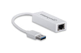 Manhattan Adaptador de red Gigabit USB-A, 10/100/1000 Mbps, 5 Gbps (USB 3.2 Gen1 / USB 3.0), Ethernet RJ45, blanco, 3 años de garantía, equivalente a USB31000SW tarjetas de red Alámbrico USB Ethernet 1
