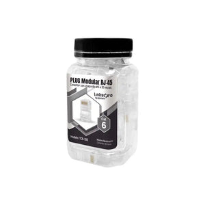 LinkedPRO TC6-100 conector RJ-45 Transparente