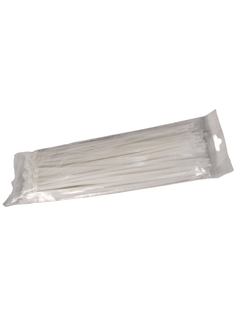 Cincho sujetacable SAXXON CN36X150 / 3.6 mm X 150 mm / Blanco / 100 piezas / Nylon