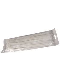 Cincho sujetacable SAXXON CN25X100 / 2.5 mm x 100 mm / Blanco / Nylon / Bolsa 100 piezas