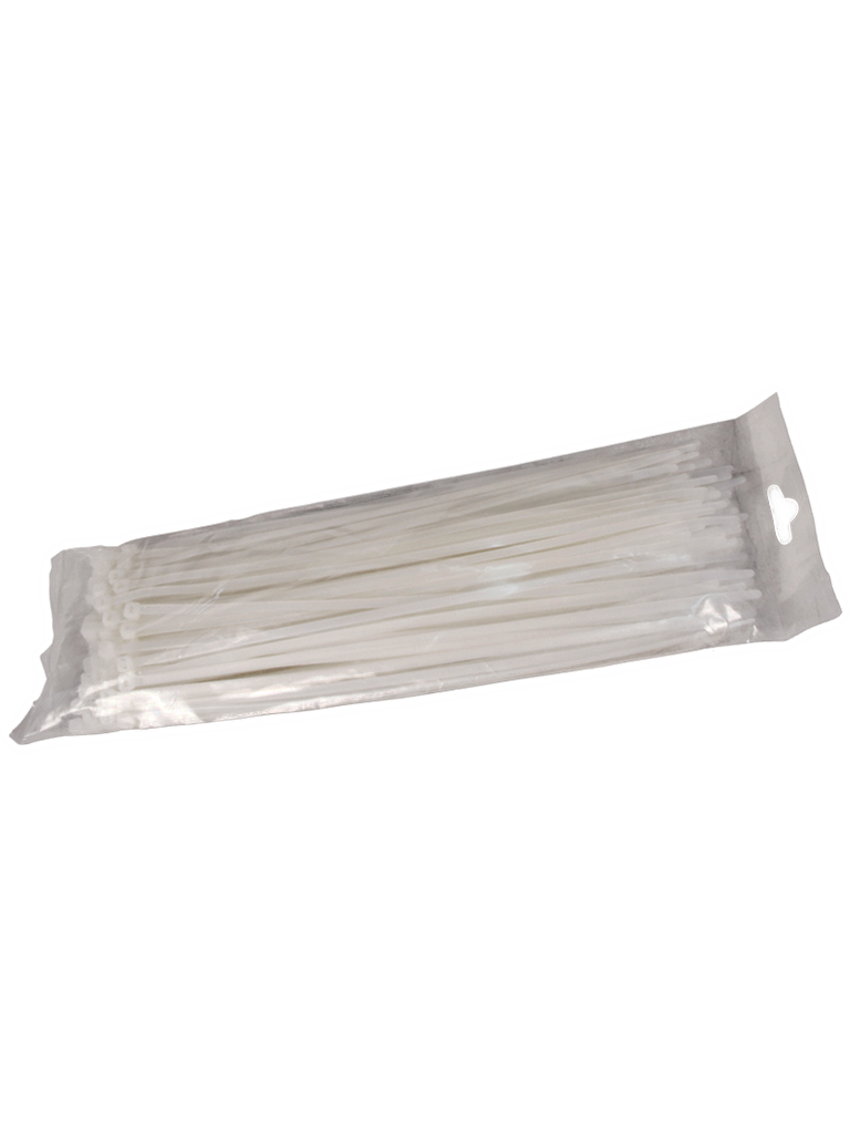 Cincho sujetacable SAXXON CN25X100 / 2.5 mm x 100 mm / Blanco / Nylon / Bolsa 100 piezas