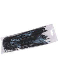 Cincho sujetacable SAXXON CN25X100BK / 2.5mm X 100mm / Negro / Nylon / 100 piezas