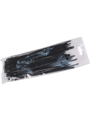 Cincho sujetacable SAXXON CN25X100BK / 2.5mm X 100mm / Negro / Nylon / 100 piezas