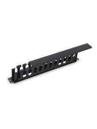 Organizador de cable horizontal 1U SAXXON J6068 / Plástico / Un lado / Rack