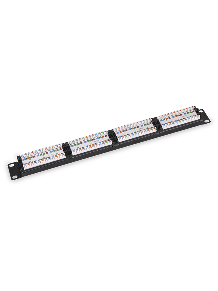 Patch Panel 48 puertos CAT 5E 19 Pulgadas Montaje en rack 2U - SAXXON P19748N5