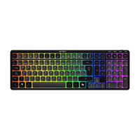 Acteck Techno Pro TI790 teclado Hogar / Oficina RF Wireless + Bluetooth QWERTY Español Negro