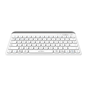 Acteck Inspire Trek TI737 teclado Universal RF Wireless + Bluetooth Español Gris, Blanco