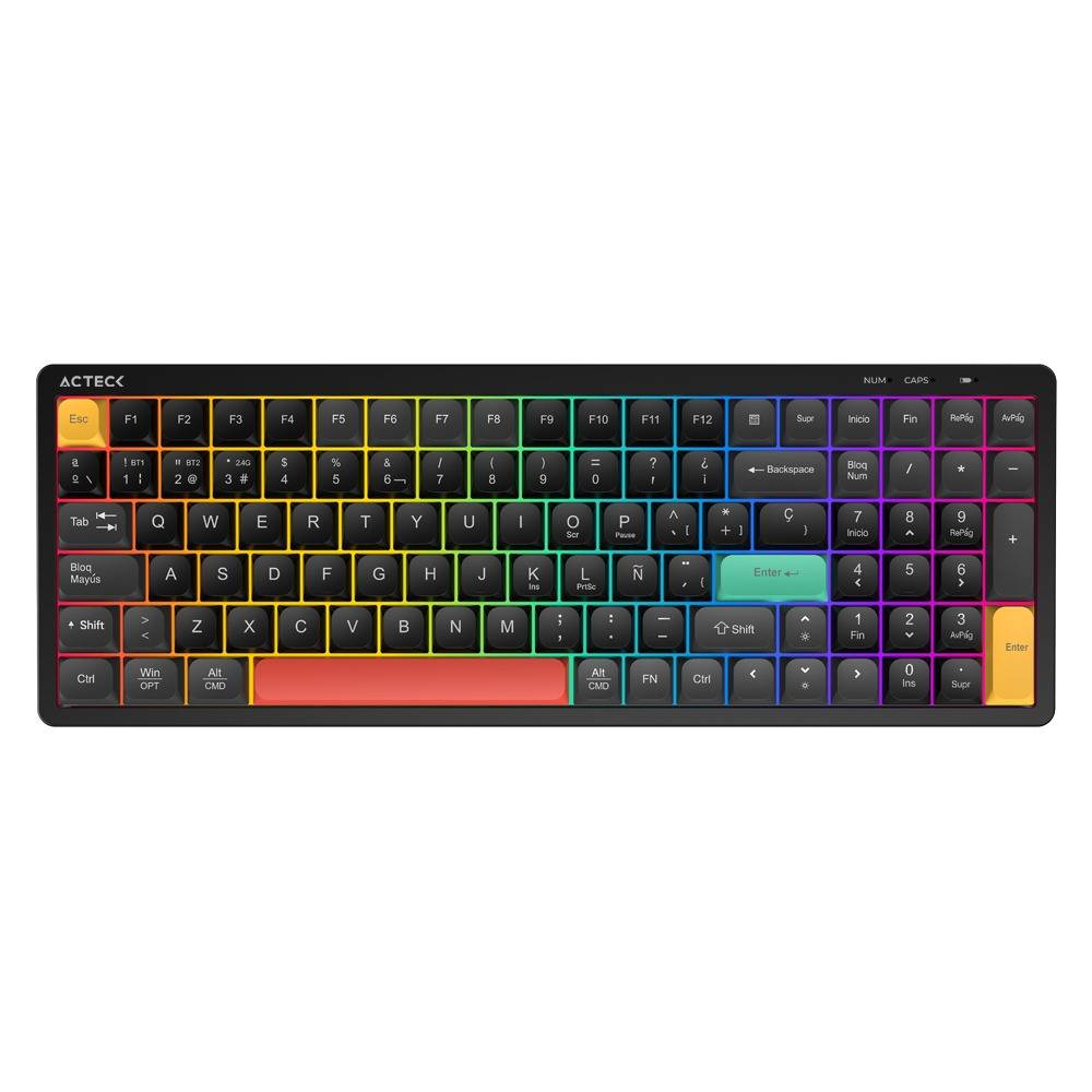 Acteck TECLADO INALAMBRICO MEMBRANA SILENCIOSA TECHNO CORE TI780 / 2.4G AC-945875