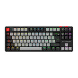 Balam Rush BR-940368 teclado Juego USB + Bluetooth QWERTY Español Gris, Negro