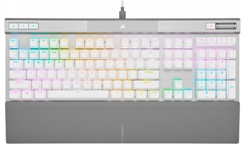 Teclado mecánico CORSAIR CH-910951A-NA, Retroiluminación RGB, 104 Teclas, USB