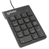 Manhattan Teclado numérico alámbrico Teclado Interruptor de membrana Universal USB 1,29 m