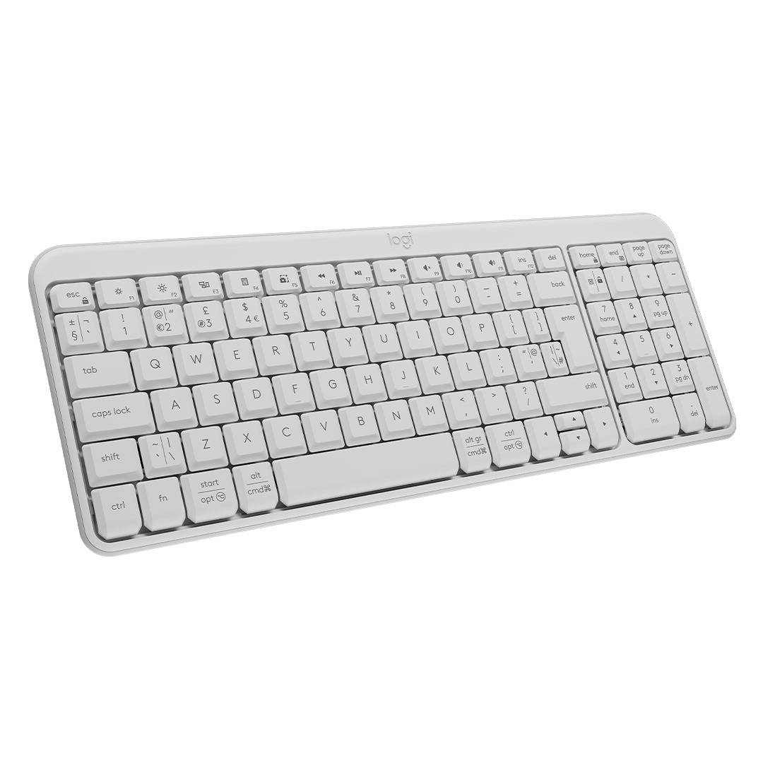Logitech Teclado K250 Bluetooth, 2 Años de Batería, Conexión Inalámbrica