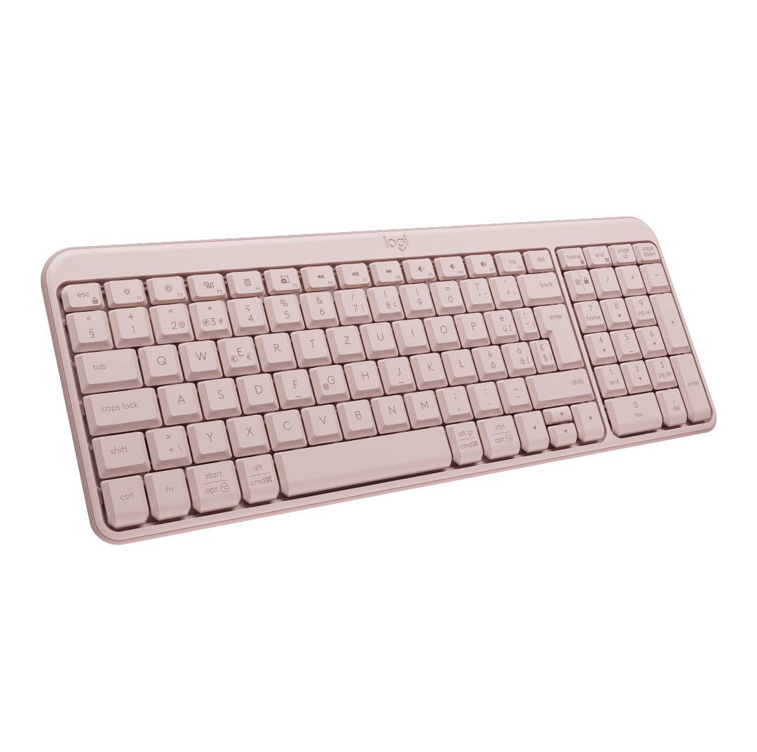 920-013447 - TECLADO LOGITECH K250 ROSE COMP BT 10MTS RESISTE SALPICADURAS