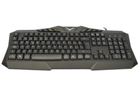 Naceb Technology NA-0912 teclado Juego USB Negro