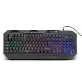 Necnon NGK-HYDRA teclado Juego USB Negro, Tamaño completo (100%), Alámbrico, LED RGB