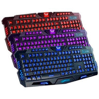 BRobotix 420028 teclado Juego USB QWERTY Negro