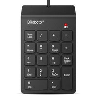 BRobotix 963234 teclado numérico Portátil USB Negro