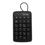 Vorago KB-105 teclado numérico Portátil/PC USB Negro