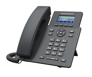 Grandstream Networks GRP2601P teléfono IP Negro 2 líneas LCD, Terminal con conexión por cable, En banda, Fuera de banda