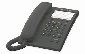 Panasonic KX-TS550 Teléfono analógico Identificador de llamadas Negro, 100 entradas