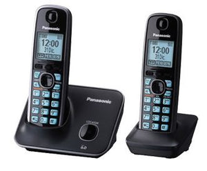 Panasonic KX-TG4112ME Teléfono DECT Identificador de llamadas Negro, Altavoz, 50 entradas