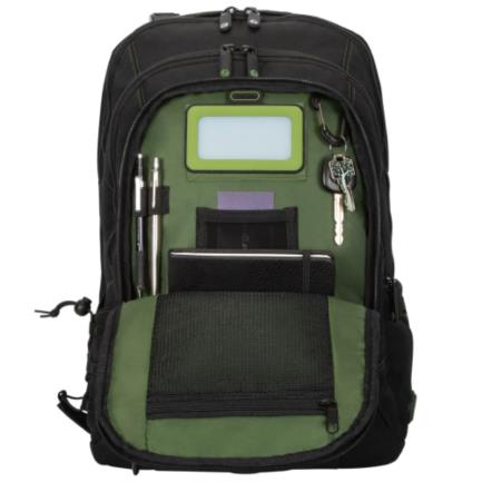 Mochila Targus Spruce EcoSmart 15.6" Color Negro