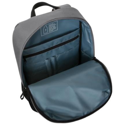 Mochila Targus Sagano EcoSmart Campus 15.6" Color Bitono Gris