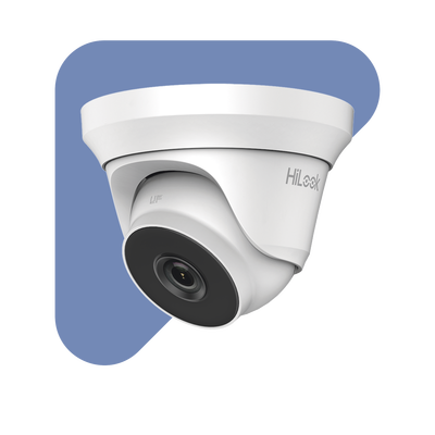 THC-T220-MS - Cámara Turret TURBOHD / 2 Megapixel 1080p / Gran Angular 103° / IR EXIR 40 m (131.2 ft) / 4 Tecnologías / Audio Coaxitron / IP66 / Metal