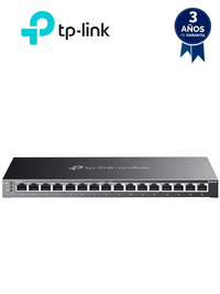 TP-Link JetStream TL-SG2016P switch L2/L3/L4 Gigabit Ethernet (10/100/1000) Energía sobre Ethernet (