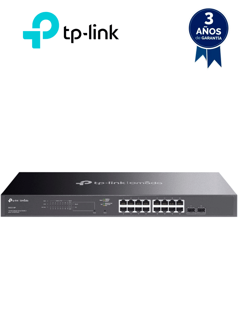 TP-Link Switch Inteligente TL-SG2218P, 16 Puertos PoE+, 150W, Gestión OMADA