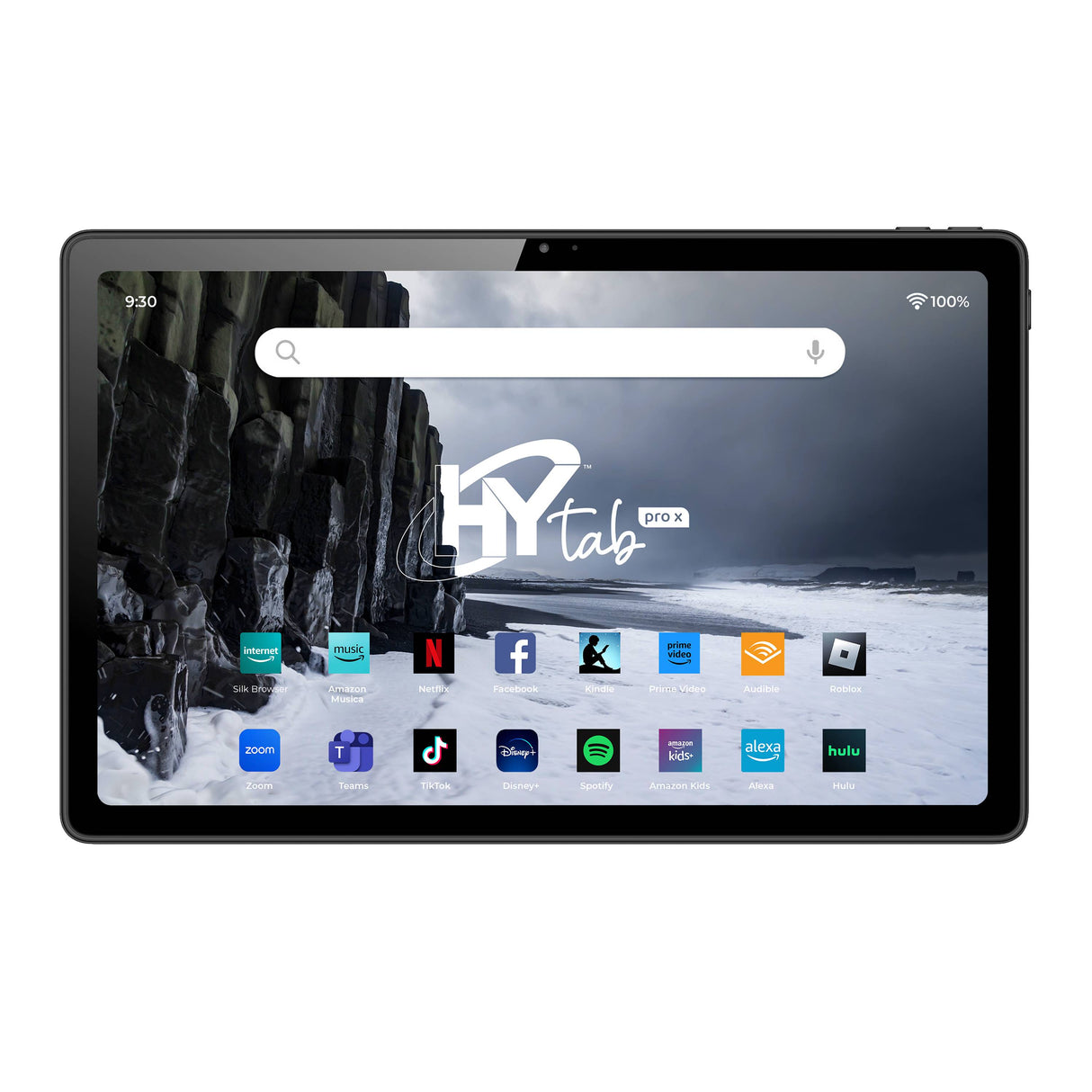 HYUNDAI Tableta HT10LA3MSGNA01, 10.1" Pantalla, 64GB Almacenamiento, WiFi