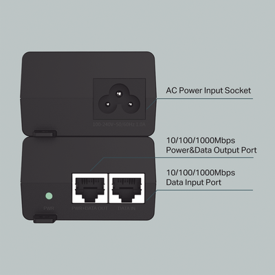 TL-POE160S - TP-Link TL-POE160S adaptador e inyector de PoE Gigabit Ethernet