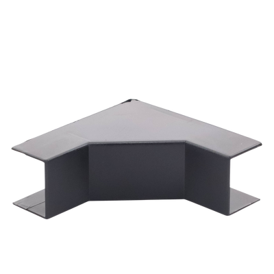 TMK-1720-EI-N - Esquinero Interior / PVC Autoxtinguible / Para Canaleta TMK-1720-N-CC / Color Negro