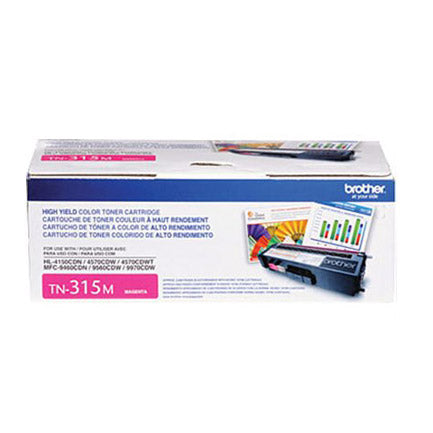 TONER BROTHER MAGENTA 3500 PAGINAS ALTO RENDIMIENTO PARA MCF9970C TN315M