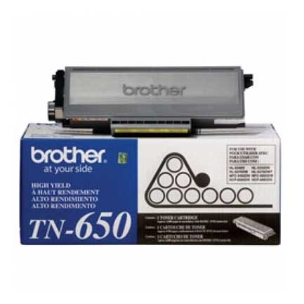 TONER BROTHER NEGRO 8000 PAGINAS ALTO RENDIMIENTO PARA DCP8080DN TN650