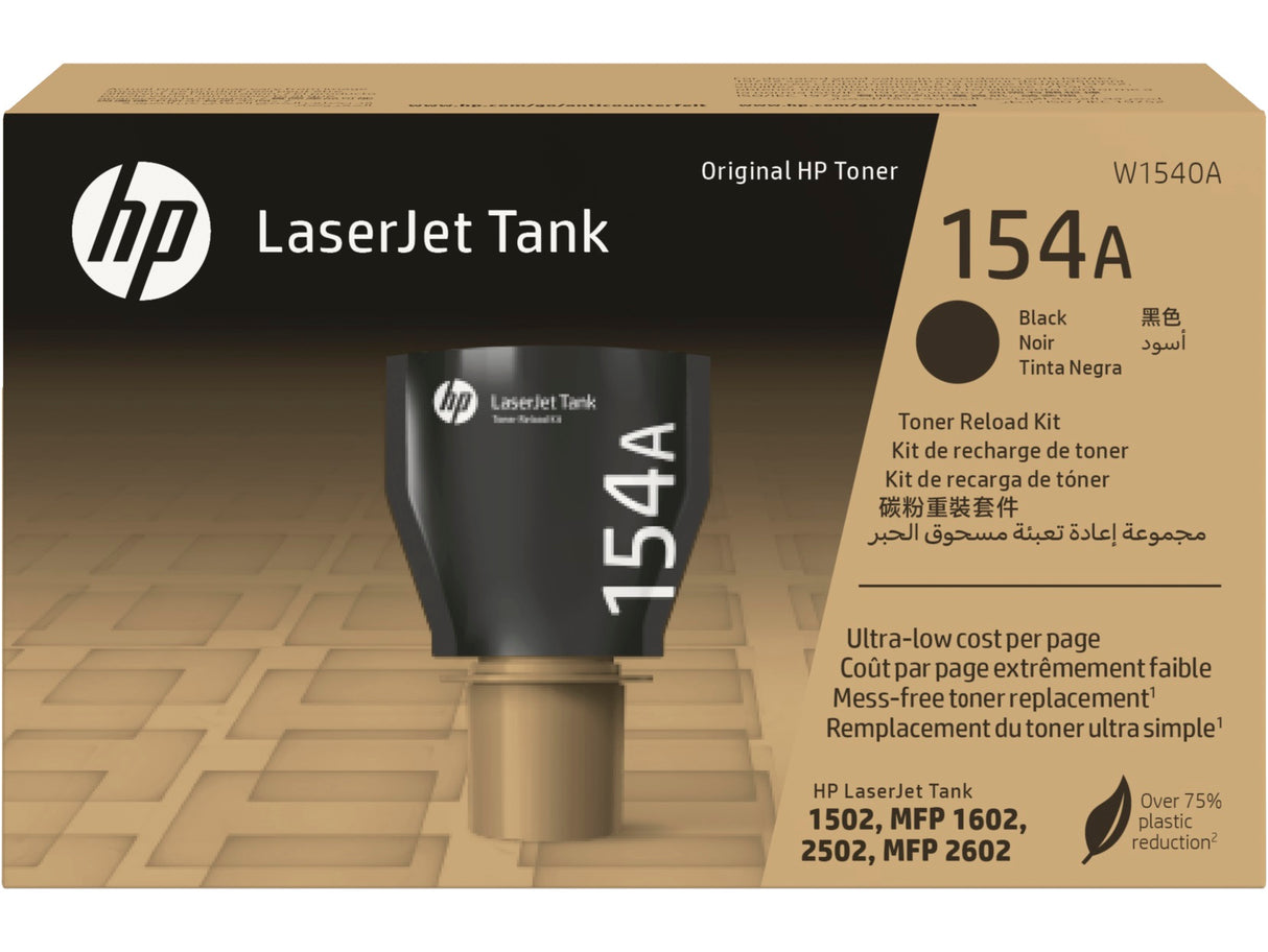 Cartucho Tóner HP 154A Negro, 1000 Páginas, Compatible con Impresoras LaserJet
