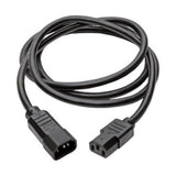 Cable Tripp Lite Alimentación Servicio Pesado PDU C13-C14 15A 250V 14 AWG 3.05m Color Negro