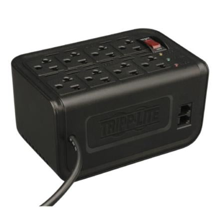 Regulador Tripp Lite by Eaton VR1208R, 120kW, 1.2kVA, Entrada 100 - 145V, Salida 120V, 8 Salidas